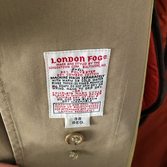 Vintage London Fog Trench Coat - Picture 5 of 7